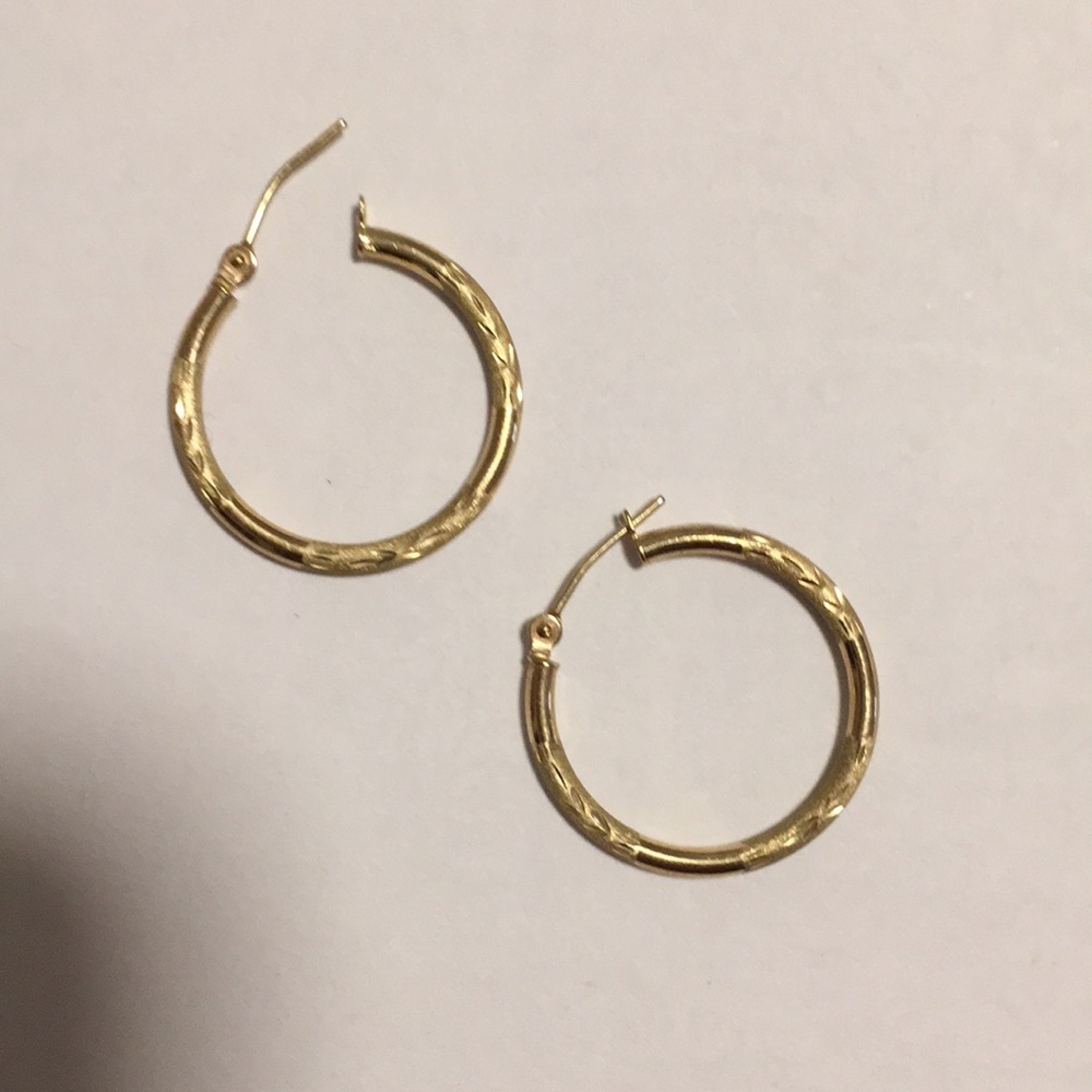 Gold 14k Hoops